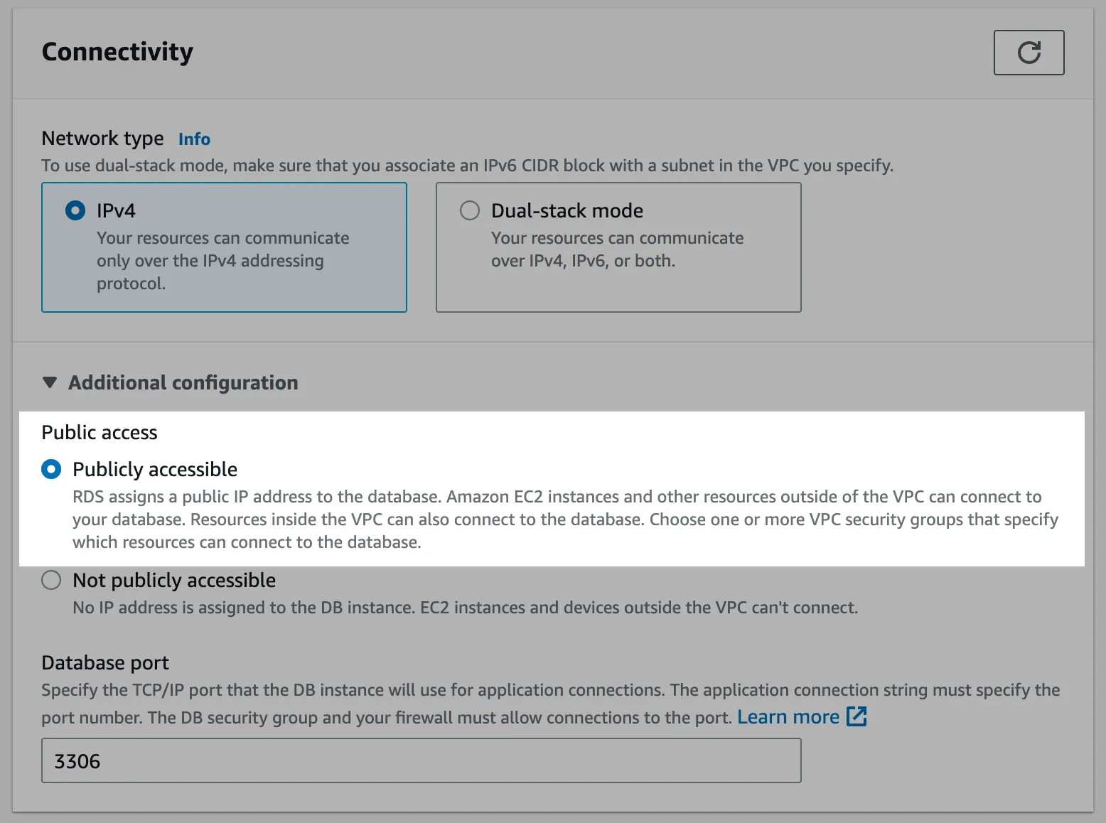 MySQL publicly accessible