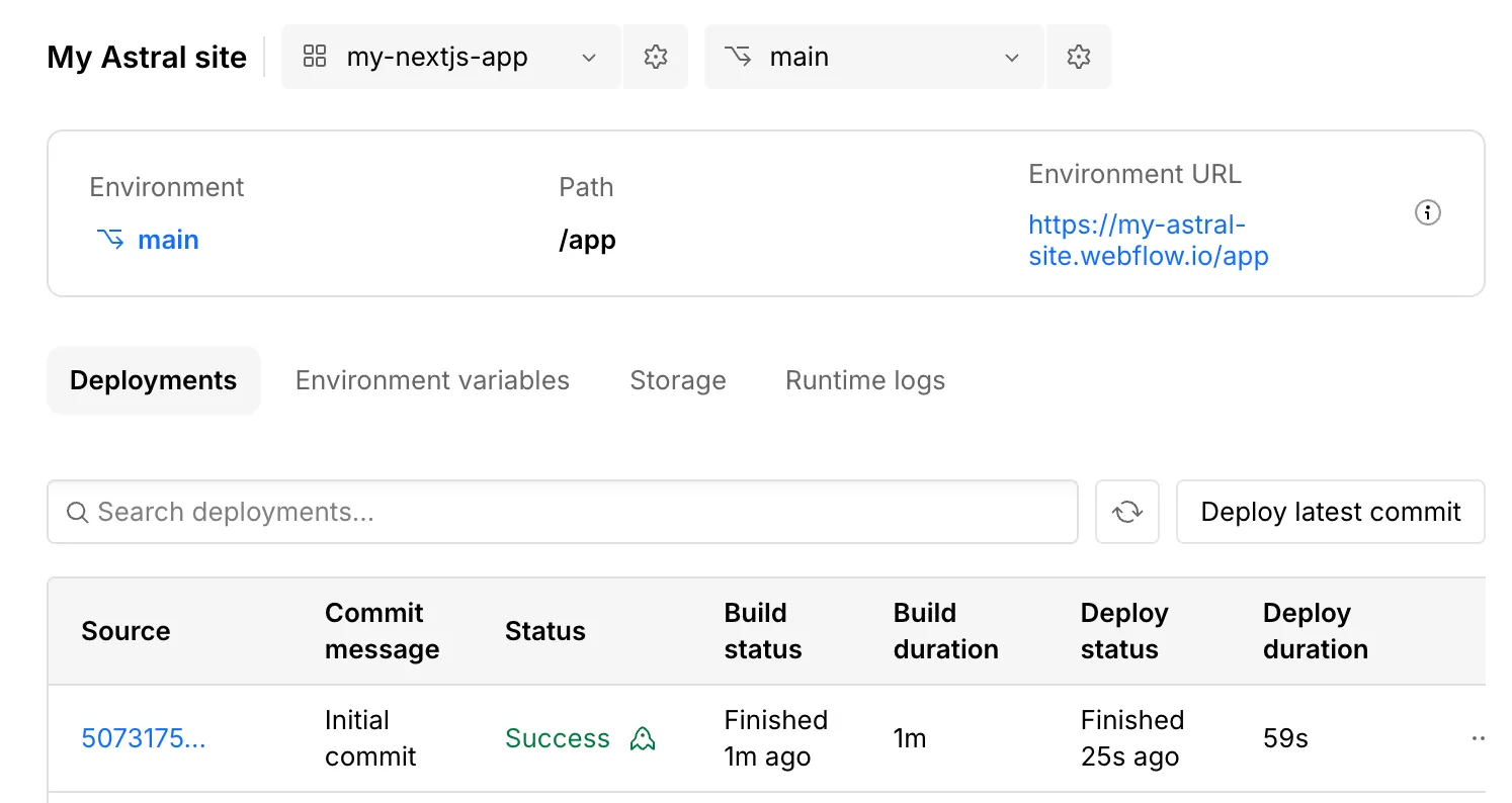 The new environment